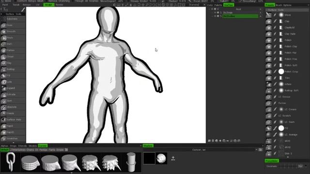 3D-Coat: Toon Shader & Outlines смотреть онлайн