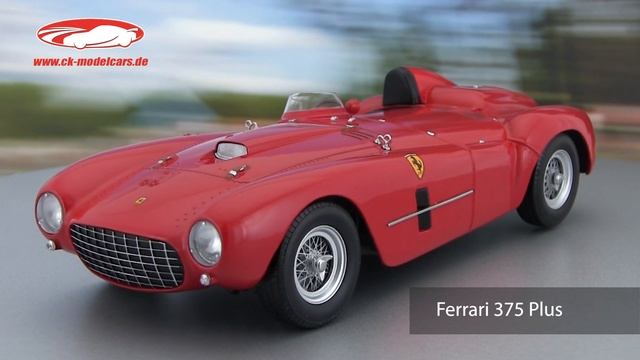 ck-modelcars-video: Ferrari 375 Plus Baujahr 1954 rot 1:18 KK-Scale смотреть онлайн