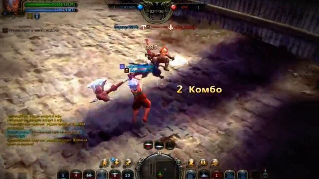 DragonNest ПВП страж vs мечник смотреть онлайн
