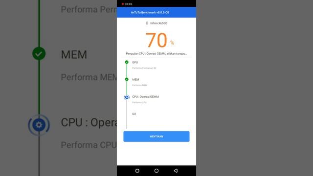 Tes antutu infinix hot 8 смотреть онлайн