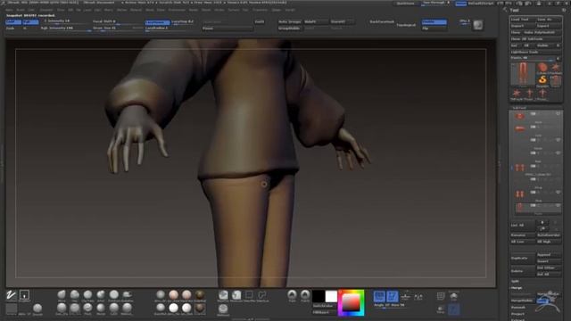 Girl - ZBrush Sculpt смотреть онлайн