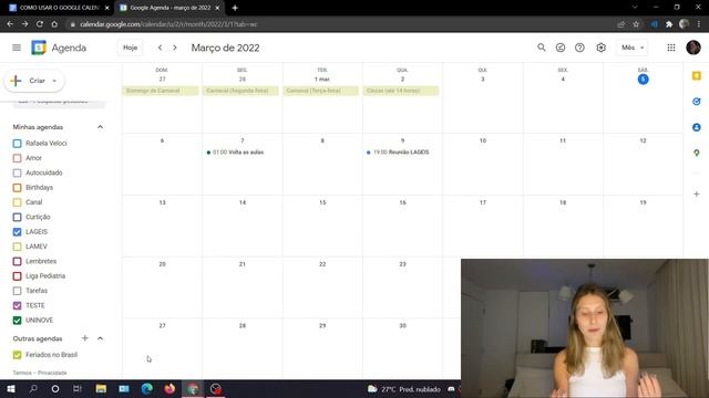 COMO USAR O GOOGLE CALENDAR (planner gratuito online) смотреть онлайн