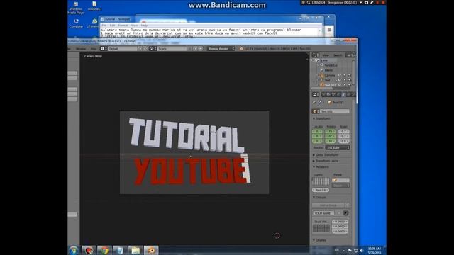 Cum sa iti faci un intro folosind blender-Romania смотреть онлайн