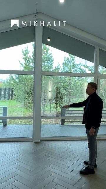 Обзор дома по проекту ML-100 Фахверк.