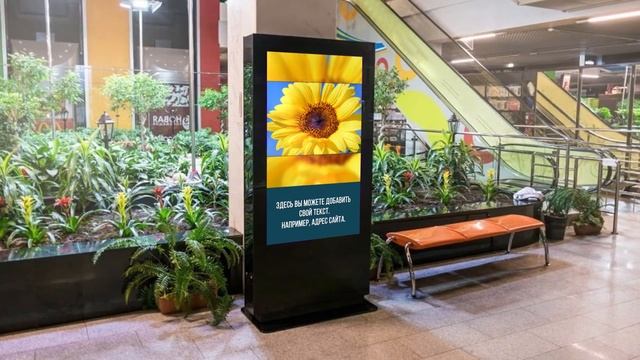 Ролик для видео-стойки шаблон 02