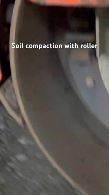Soil Compaction With Roller, Tunnel Pavement #construction #geology #engineering #civilengineering