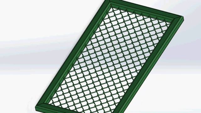 Mesh fence solidworks смотреть онлайн