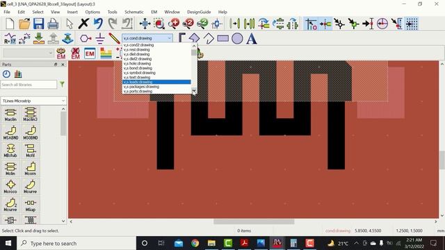 ADS - LNA PCB Layout Design On Keysight ADS #ads #pcb #layout
