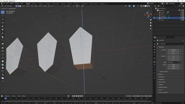 blender 4.0_ ( 심 층 ) _ ctrl + R ( e , c ) 면(선)나누기 смотреть онлайн
