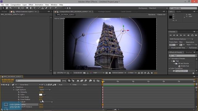 After Effects tutorial for Beginners | Curves Effects | Lesson 10/20 | Tamil Tutorial смотреть онлайн
