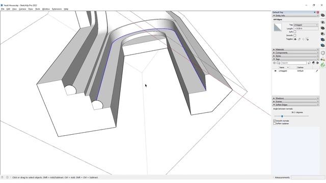 How to model a semi-dome in Sketchup 2022: Yazdi House located in Qazvin - Iran смотреть онлайн