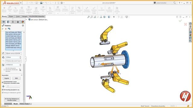 SOLİDWORKS DERS -15 Patlatılmiş Görünüm Kesit Alma смотреть онлайн