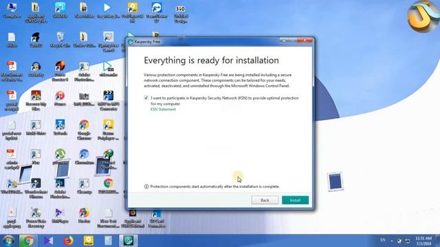 Kaspersky Antivirus 2018 Free for 1 year, 365 days (legal) ll in Telugu ll смотреть онлайн
