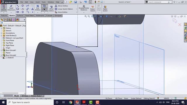 SOLIDWORKS 3D PART MODELING EXERCISE 7 | BEGINNER EXERCISES смотреть онлайн
