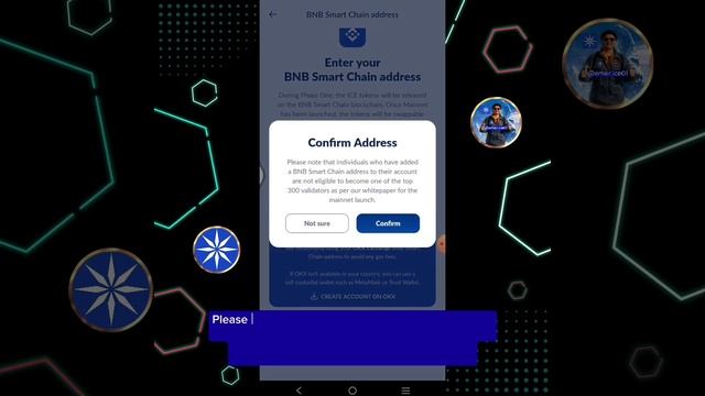 How to Input the OKX Exchange ICE-BSC Wallet Address into the ICE Network App Step-by-Step Guide... смотреть онлайн