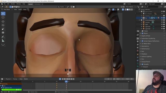 Animating a Blink, Part I: Blocking - BLENDER ANIMATION WORKFLOWS [Blender 2.8] смотреть онлайн