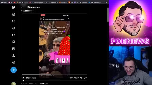 NORMAN SE FAIT TROLL SANS AUCUNE VERGOGNE À LA TERRASSE D'UN BAR
