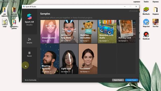 Spark ar Studio как скачать и основные файлы смотреть онлайн