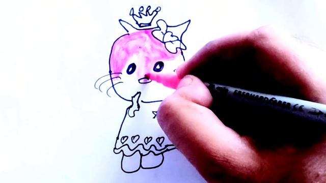 Cute Hello Kitty Art Fun! Drawing, Painting, and Coloring for Kids Adii Art смотреть онлайн