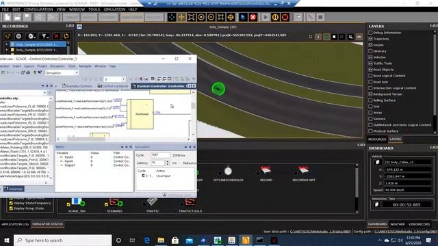 Pure Pursuit Simulation Using Ansys SCADE + VRXPERIENCE смотреть онлайн