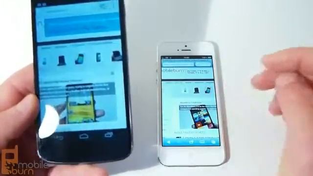 iPhone 5 vs Google Nexus 4 Comparison смотреть онлайн