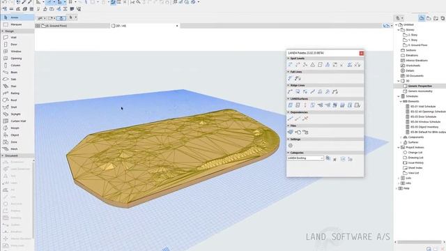 Create Mesh from LANDSurface | LAND4 for ARCHICAD® смотреть онлайн