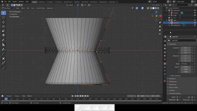 Blender 2.8: Modelling with Curves: How to make a Vase смотреть онлайн