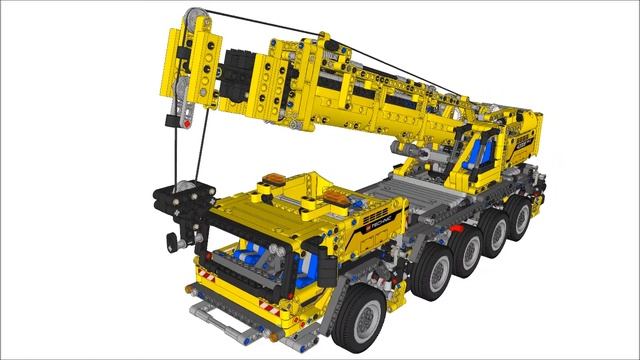 LEGO 42009 Mobile Crane MK II - Sketchup Model смотреть онлайн