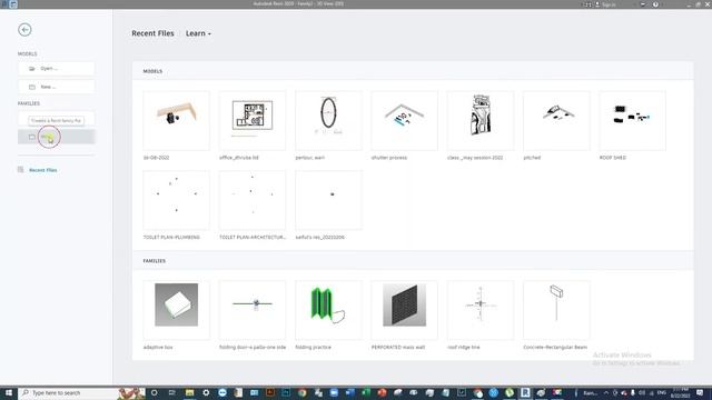 Revit study -13 (CURTAIN PANEL PATTERN BASED FAMILY- JALI PATTERN)-part- 1 смотреть онлайн