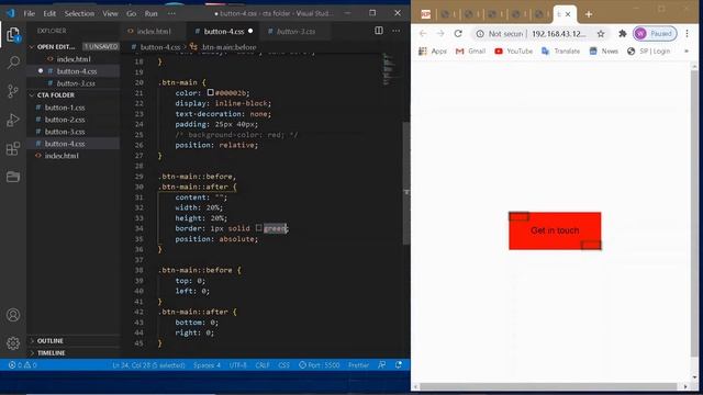 Modern Button Hover Animations - [4] -HTML & CSS Only смотреть онлайн