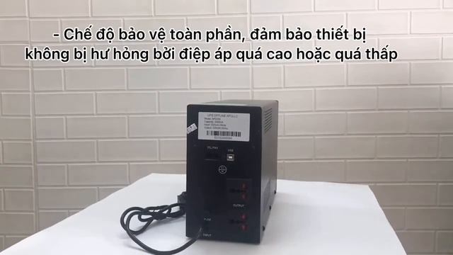 Bộ lưu điện Offline APOLLO AP2200 2000VA 1200W chuyên dùng cho PC, Camera, Máy chấm công смотреть онлайн