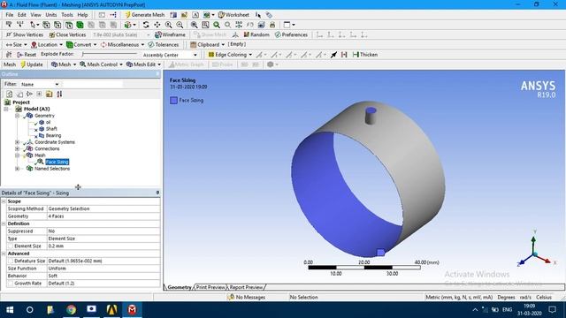 Fluid solid interface | one way coupling | Journal bearing | ANSYS Fluent and structure | Part-1 смотреть онлайн