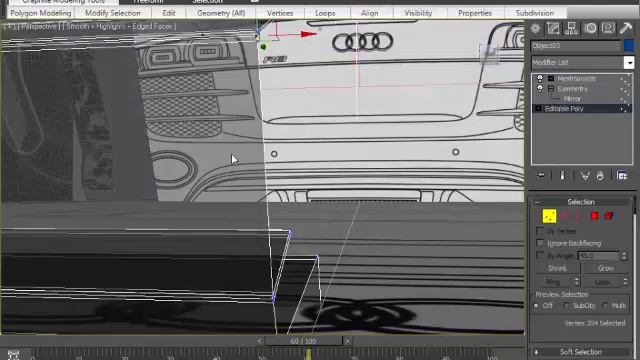 audi modeling in 3ds max tutorial with the interior 12 смотреть онлайн