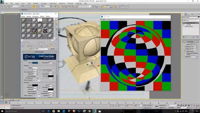 3ds max material: glass reflect смотреть онлайн