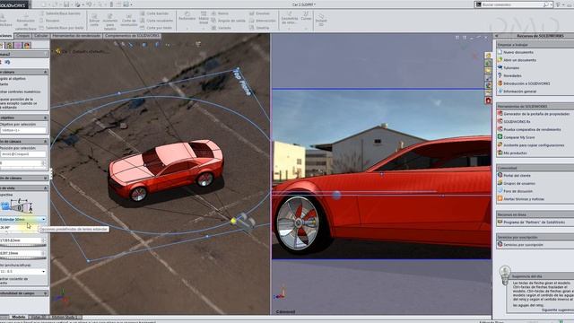 ¿Cómo agregar cámaras en SolidWorks PhotoView 360? смотреть онлайн