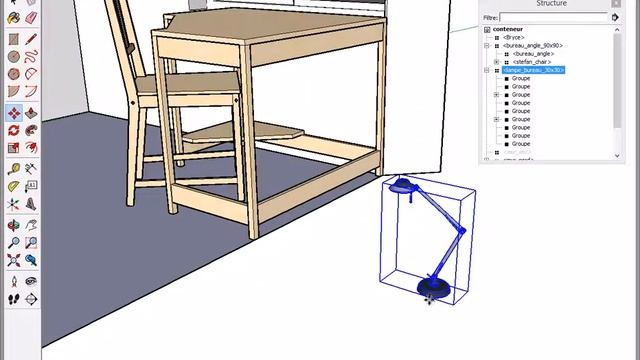 Insérer des composants 3D dans Sketchup смотреть онлайн