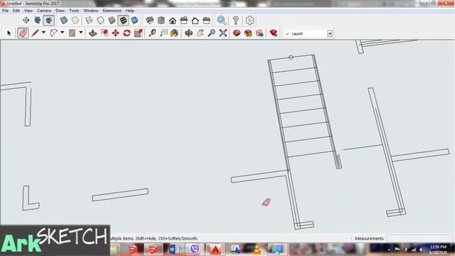 How to Import Autocad Plan to Sketchup смотреть онлайн
