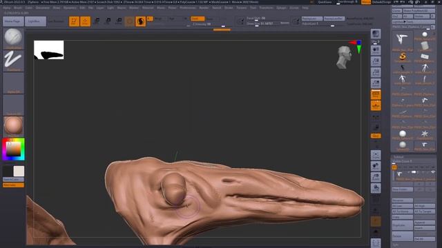 Pterosaurs Sculpt and Paint with Zbrush смотреть онлайн