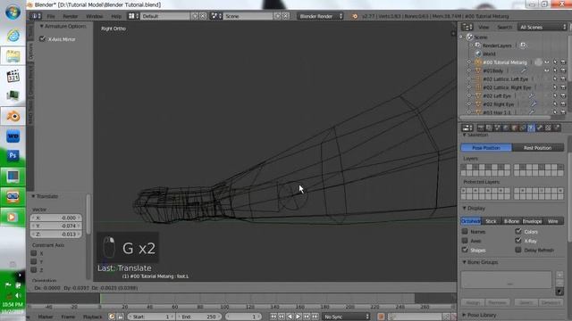 Blender Character Creation - Chapter 09 - Armature Rigging - Rigify (Part A) смотреть онлайн