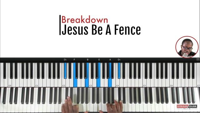 Crunchy Church Chords in Eb | Jesus Be A Fence by Fred Hammond | Intermediate Progressions смотреть онлайн