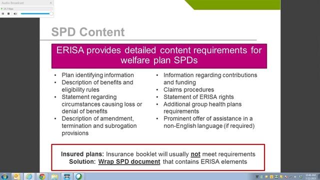 DOL Health Plan Audit Webinar - Synergy Solutions Group of VA смотреть онлайн