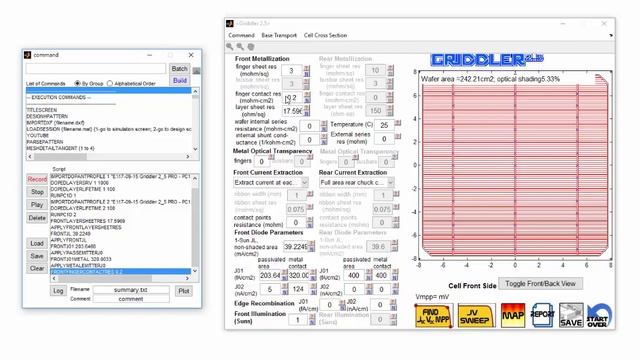 Griddler 2.5 PRO: for loop example with phosphorus emitter evaluation (Part 1) смотреть онлайн