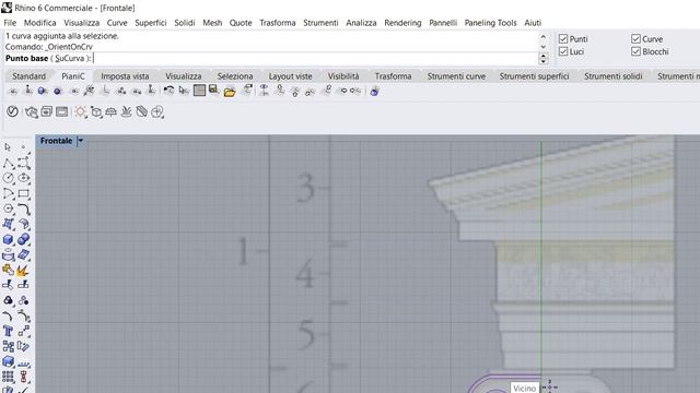 Rhinoceros 6 modelling - ionic column смотреть онлайн