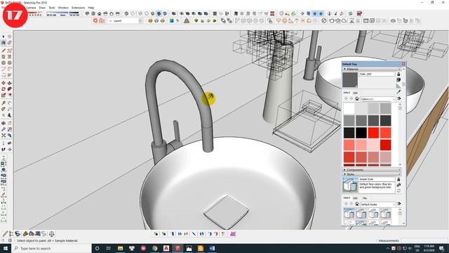 Sketchup cơ bản cho người mới bắt đầu #2 - Tạo vật liệu trong nội thất смотреть онлайн