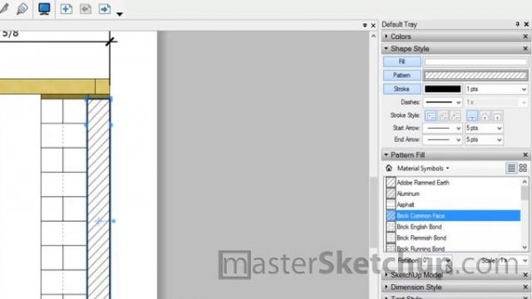 Sketchup Pro / Layout Pattern Fill Tutorial