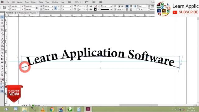 How to Make Bend/Round Text in Indesign Me Bend/Round Text Kaise Likhe | Circle Text in Indesign смотреть онлайн