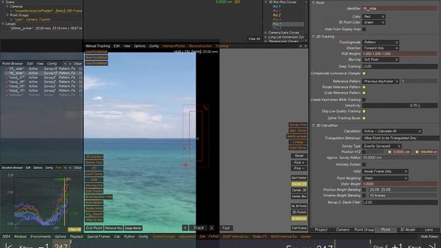 Tracking ocean horizon lines in 3D Equalizer смотреть онлайн