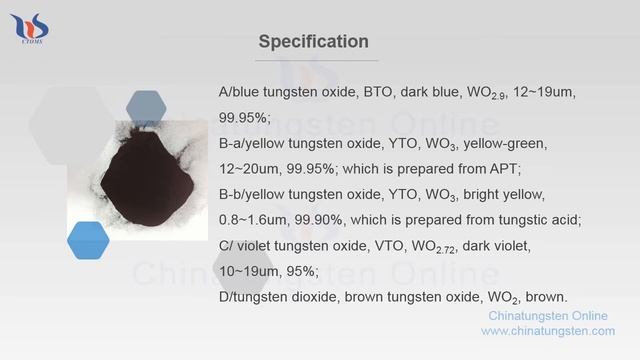 【know tungsten】Tungsten Oxide Types смотреть онлайн