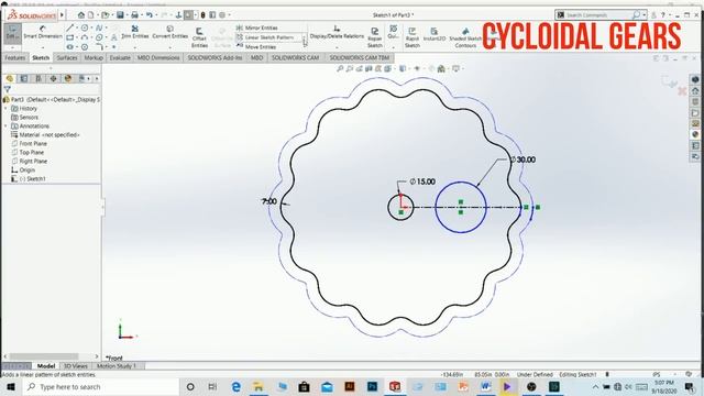 Cycloidal gear in solidworks смотреть онлайн