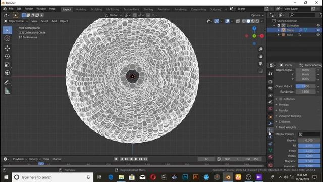 Blender 2.82 - particles animation/ motion graphic in blender 2.80. смотреть онлайн